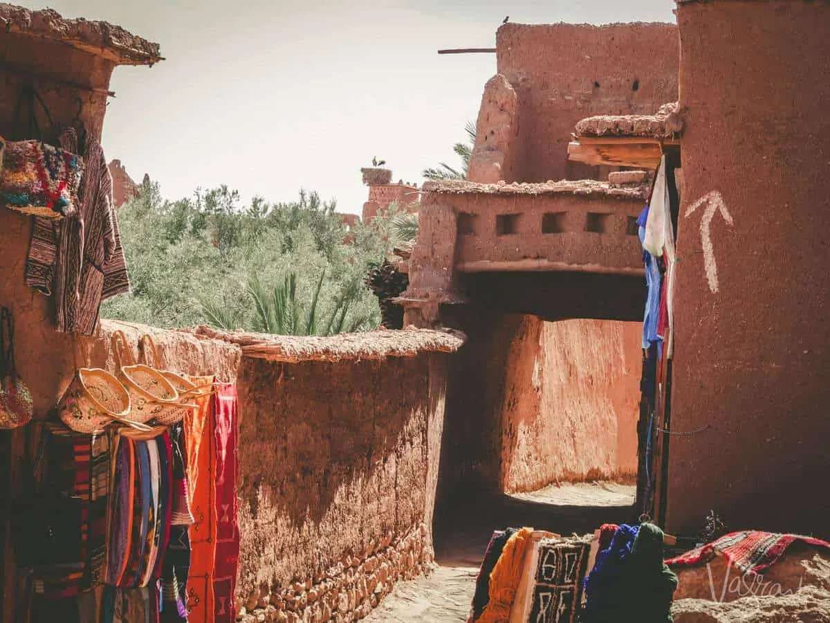 Outside a house in Ait Benhaddou Morocco