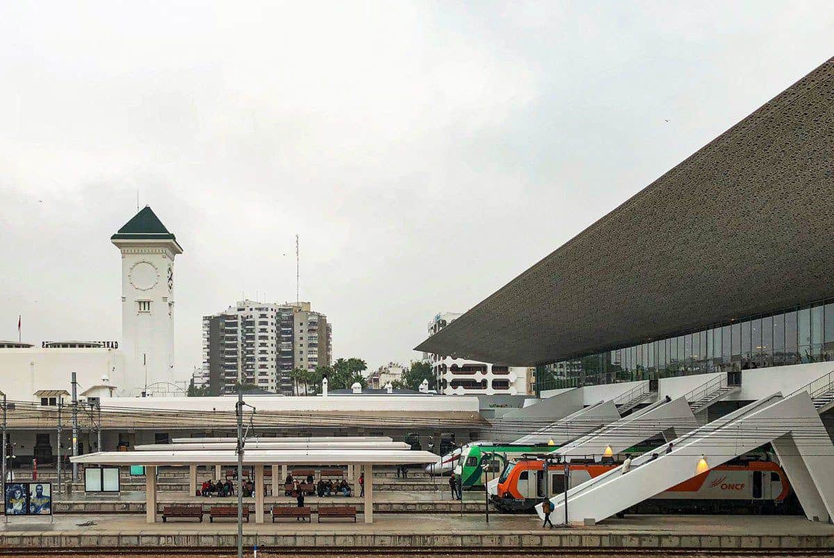 Casablanca train station in Morocco