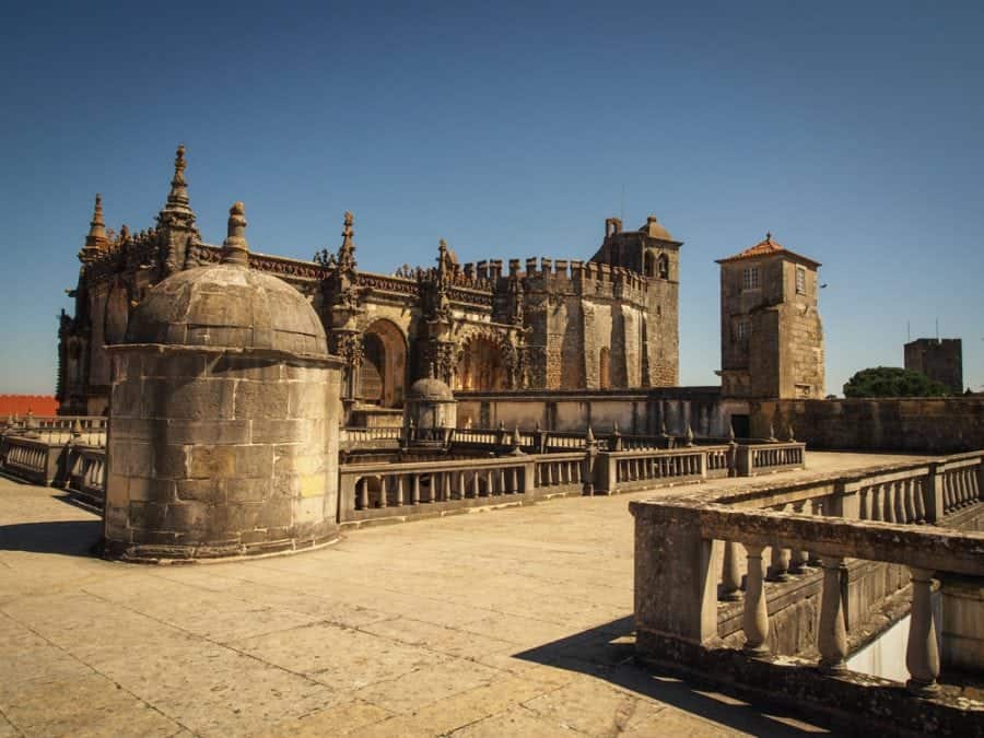 The Knights Templar Castle Convento De Cristo, Tomar Portugal