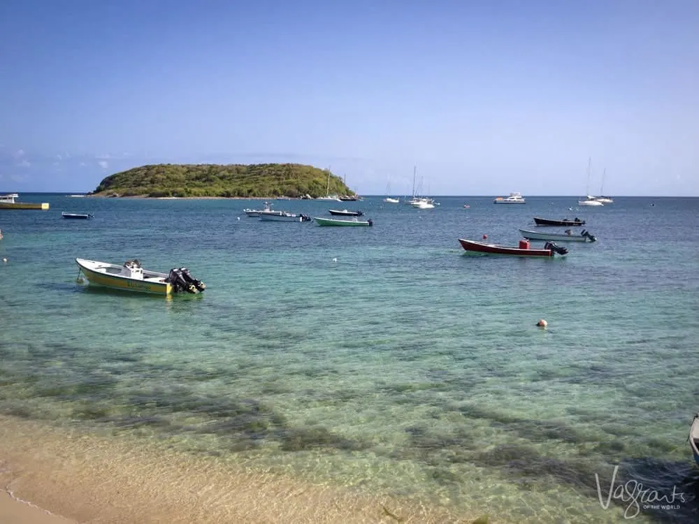 Vieques Island Boats on anchor