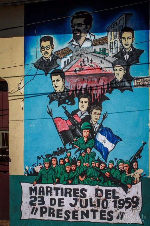What to see in Leon Nicaragua - The Revolution Murals