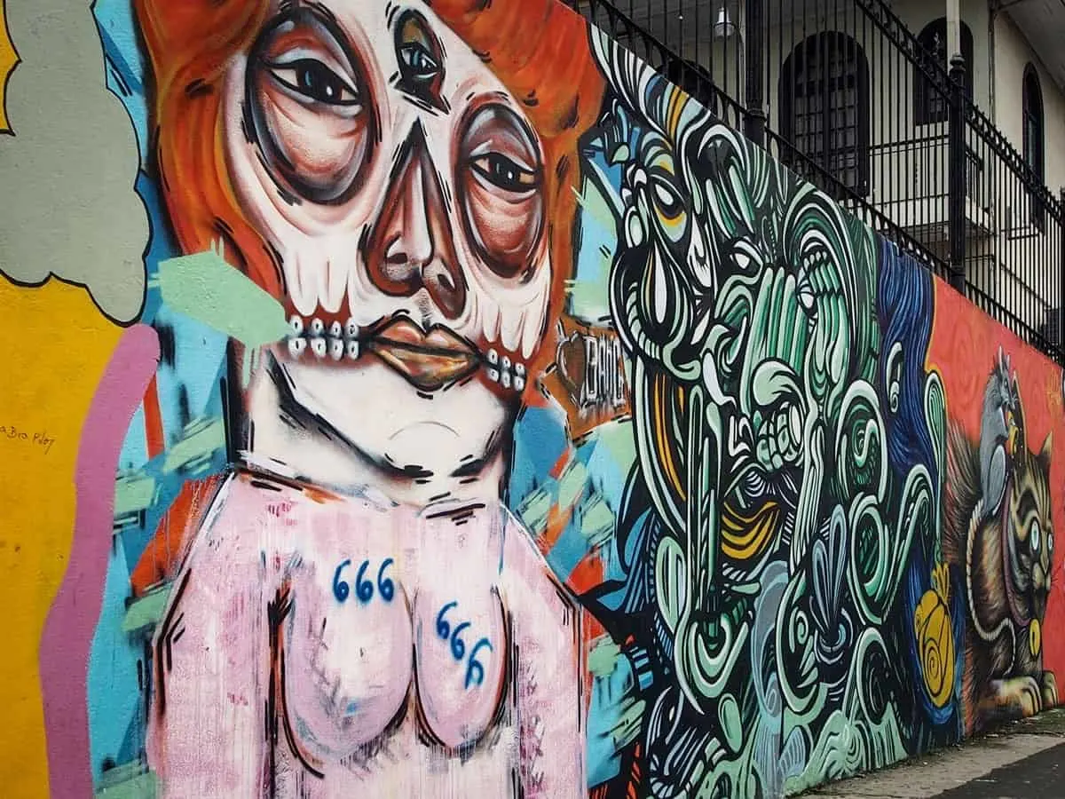 Street Art in San Jose Costa Rica