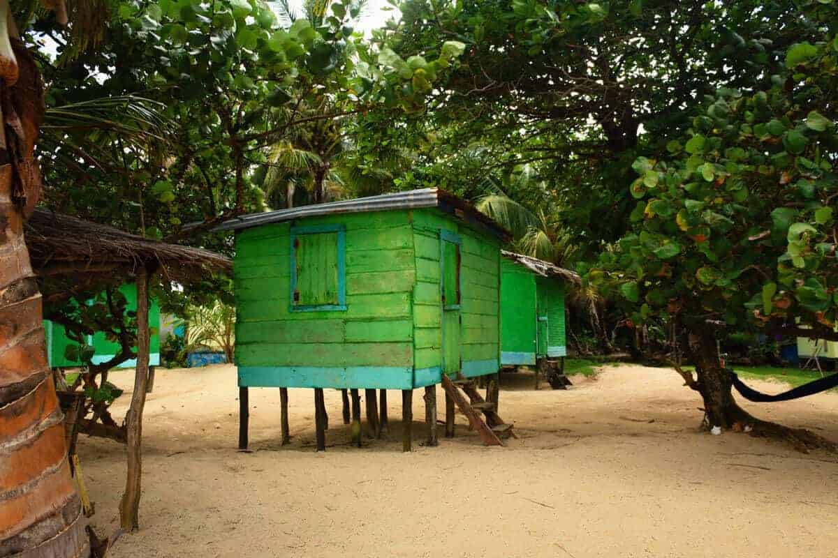 small green hut on Corn Island