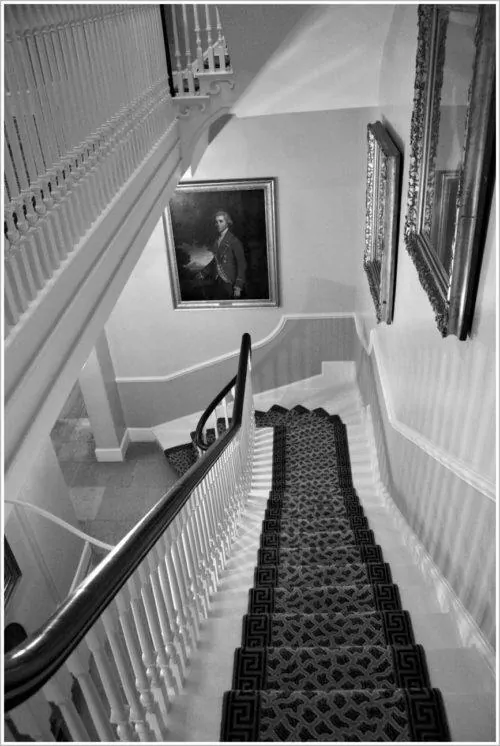 staircase in No.1 Royal Crescent Bath England