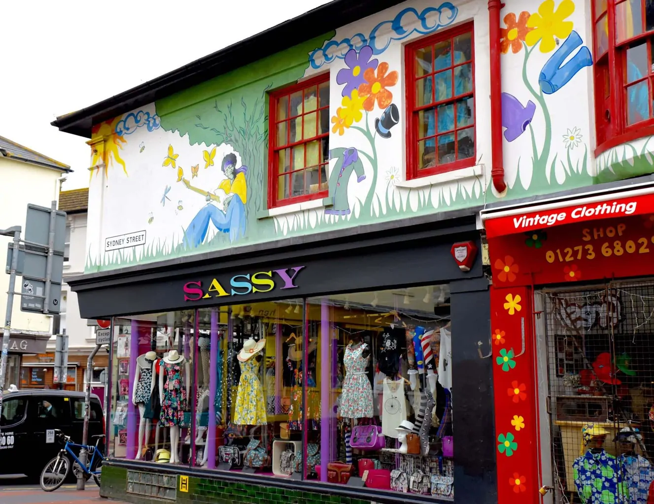 Storefront in The Laines, Brighton England