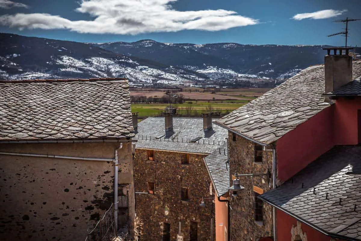 Llivia Spain. A Spanish enclave in France