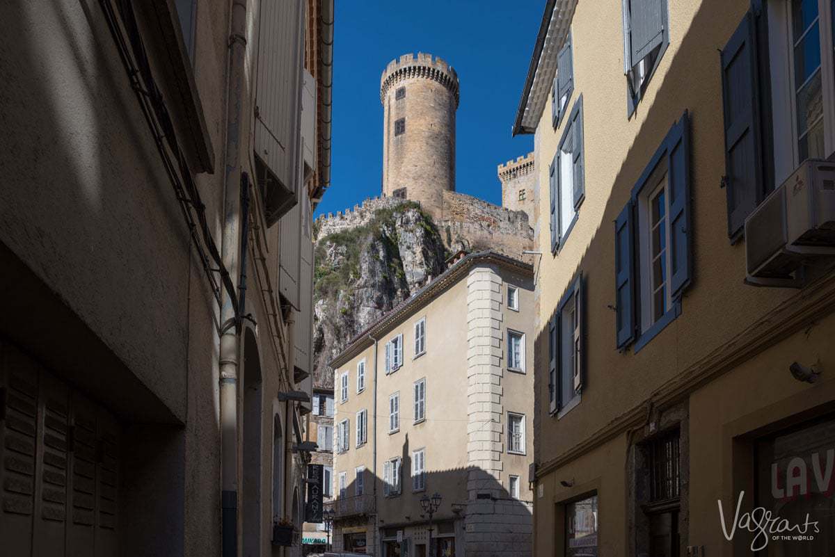 Foix castle Ariege Midi Pyrenees