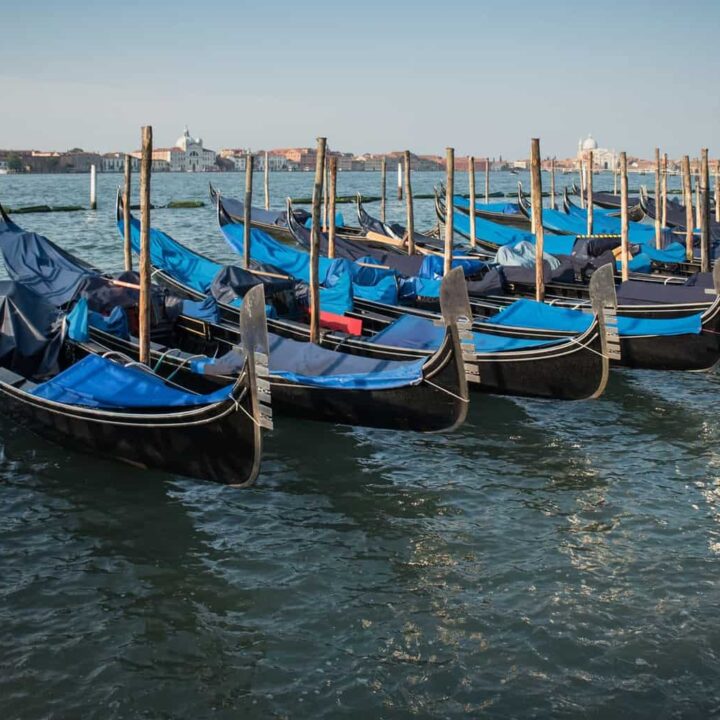 5 Days in Venice - Gondolas at St Marks Square