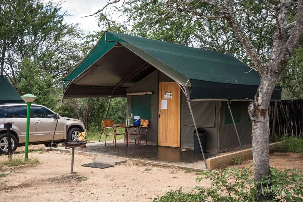 Kruger Park Camps - Skukuza Safari tent