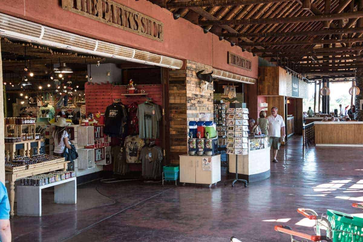 Retail shops in Kruger National Park