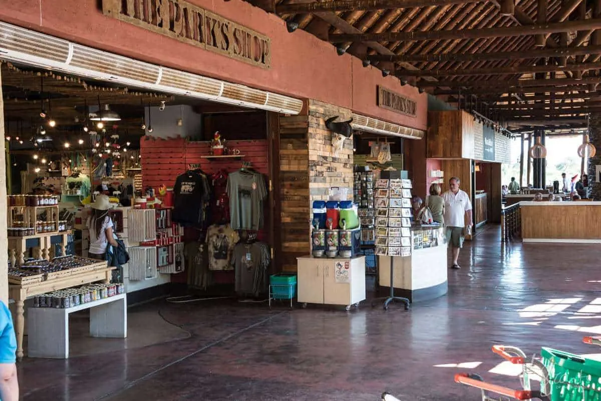 Retail shops in Kruger National Park