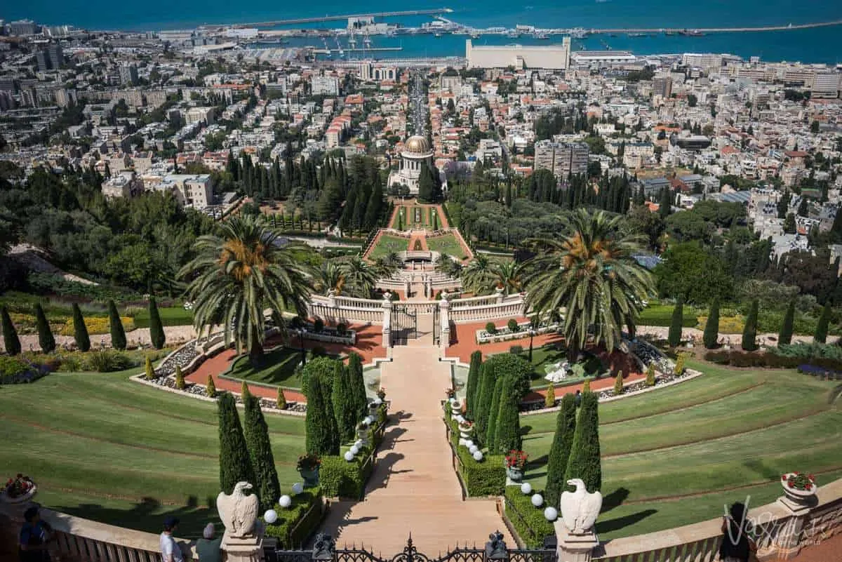 Luxury Small Group Tours of Israel -Baha'i Gardens-Haifa