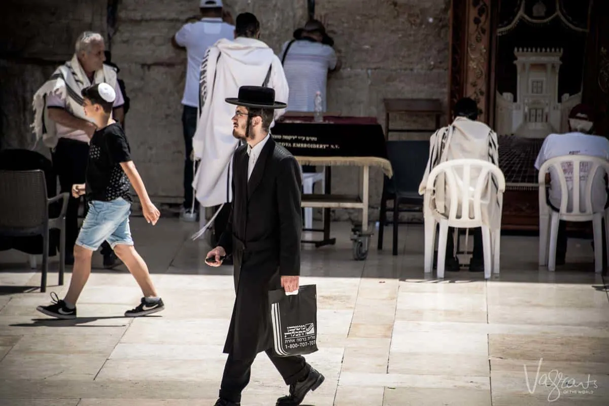 Travel to Israel - An orthodox Jew after prayer at the Western Wall