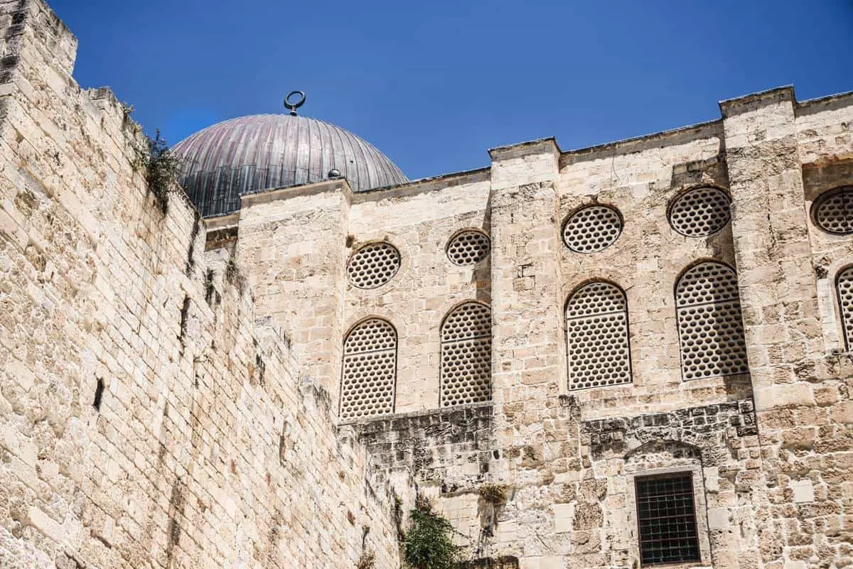 Israel, Jerusalem, Old City, Al Aqsa Mosque on Temple Mount