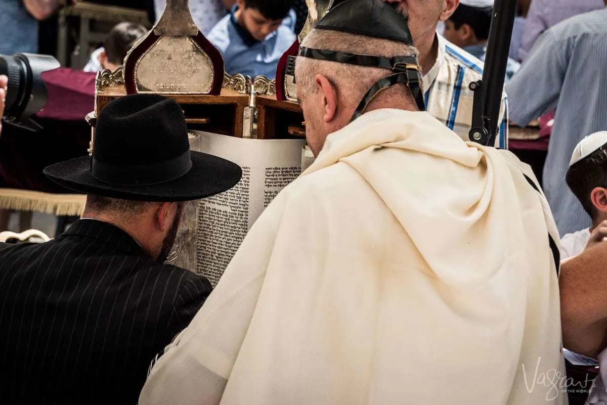 Places to visit in Israel - Prayer time at the Western Wall Jerusalem