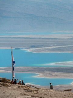 Unusual things to do in Israel. View of the Dead Sea from Masada