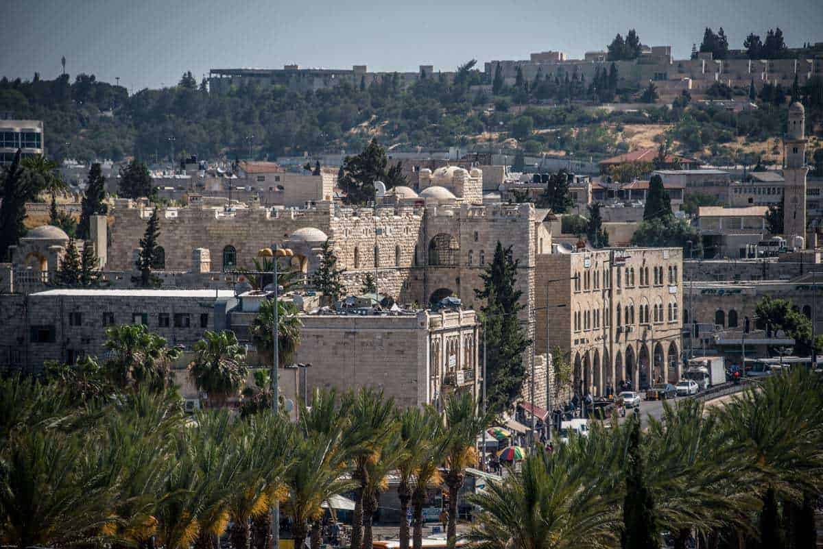 Photos of Jerusalem Old City - View from the Ramparts over the Muslim area of Jerusalem