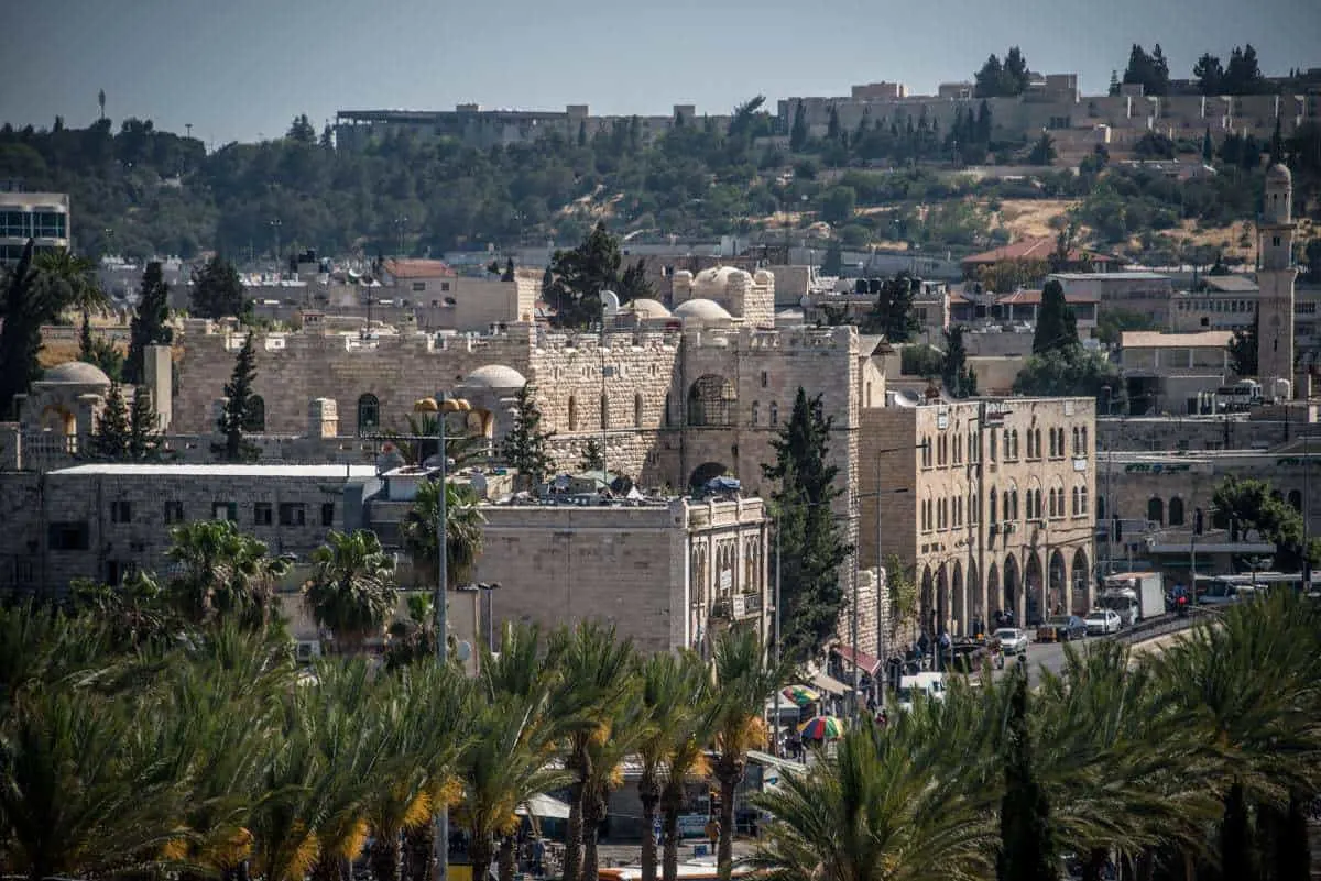 Photos of Jerusalem Old City - View from the Ramparts over the Muslim area of Jerusalem