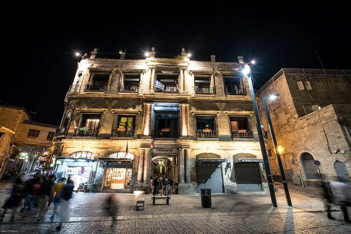 Old City Jerusalem at night