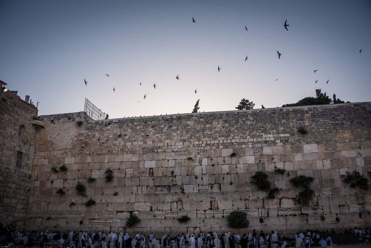 Photos of Jerusalem - The Western Wall at Dusk