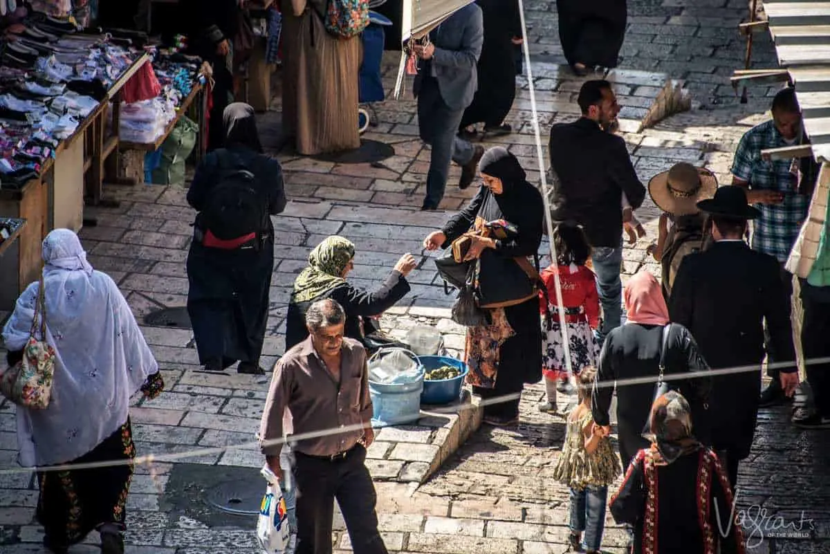 Photos of Jerusalem Old City - View from the Ramparts over the Muslim Quarter