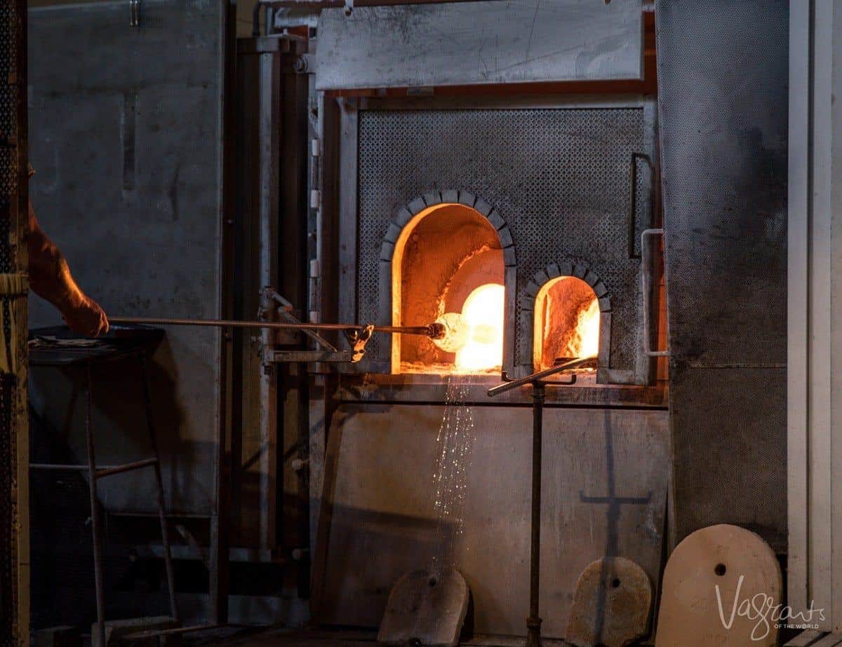  Murano Island Glass Blowing demonstration in Venice