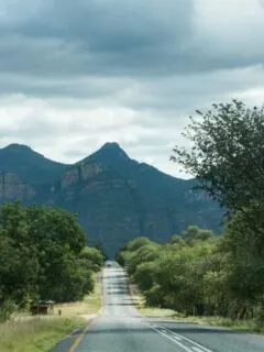 A long stretch of road along the Panorama Route from Johannesburg to Kruger National Park, South Africa. How long does it take to drive the Panorama Route, you can do it in 1 day