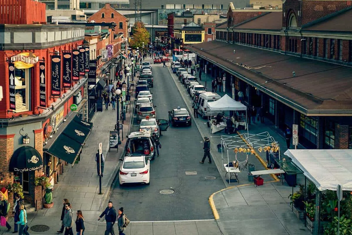 people making there way to ByWard Market in Ottawa is one the best things to do and see on your visit to Canada
