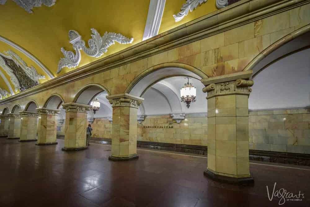 Komsomolskaya Metro Station Moscow