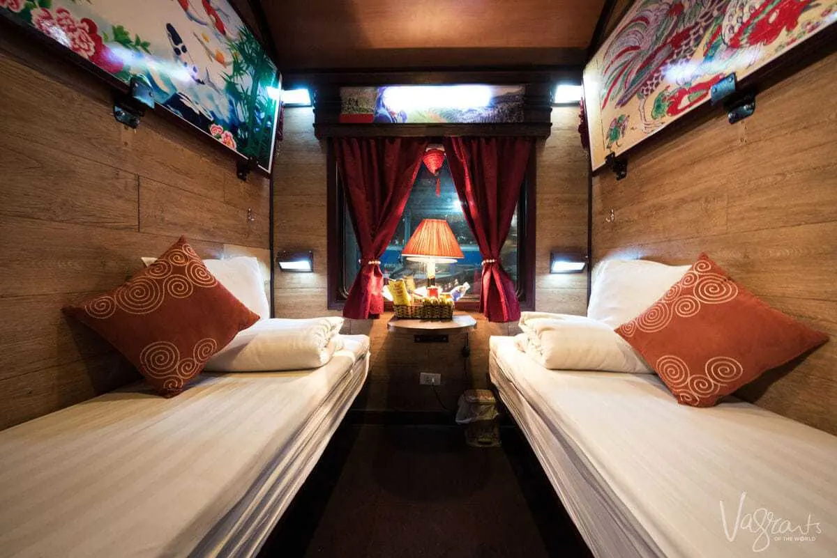 Overnight train from Hanoi to Sapa Vietnam