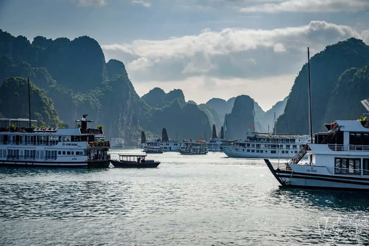 Junk Boats on Halong Bay