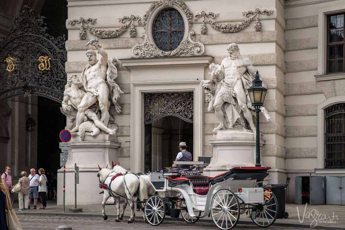 Fiaker Taxi in Vienna Austria