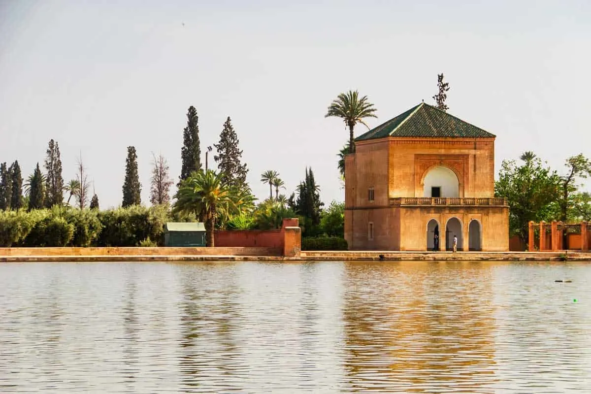 The Menara Gardens are just one of the famous gardens in Marrakech and most popular things to see in morocco 