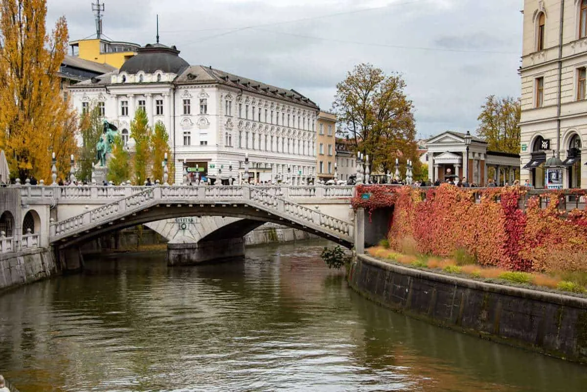 Ljubljana Slovenia in Autumn
