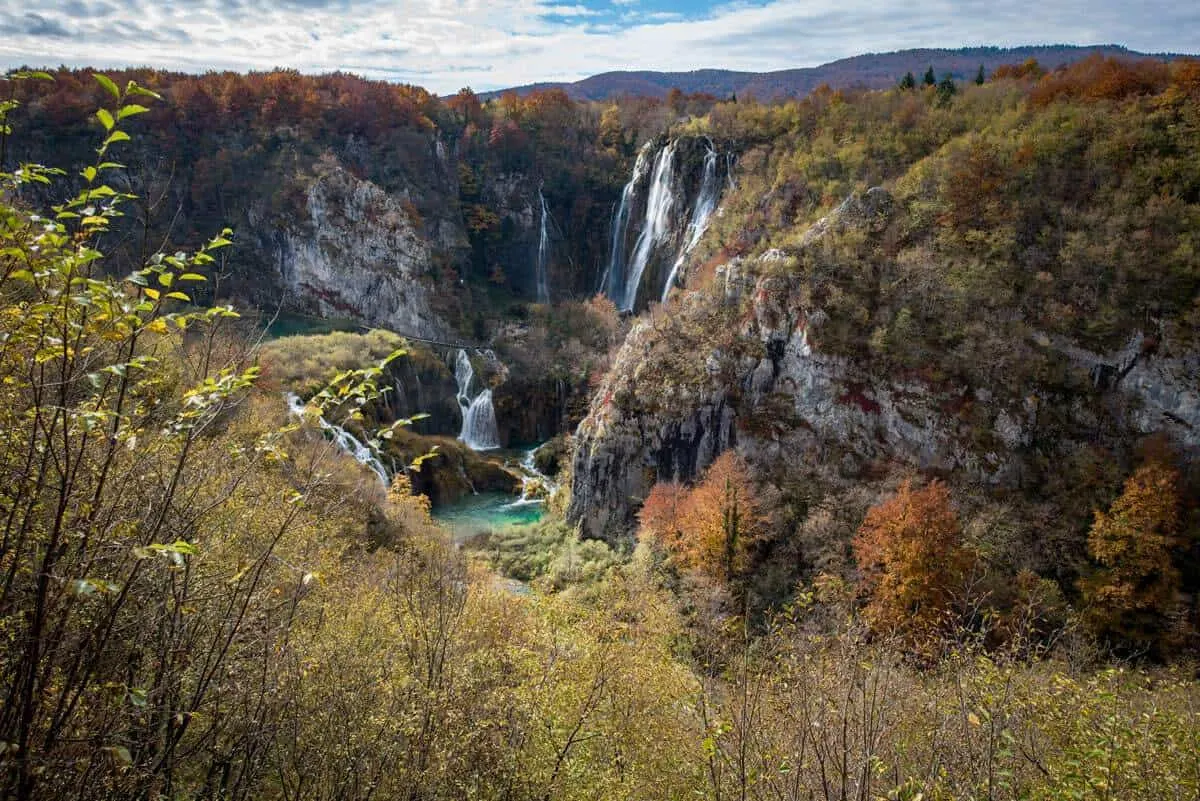 Plitvice Lakes Croatia in Autumn