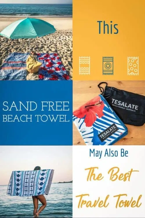 If this towel isn't the best beach towel ever, it may just be the best travel towel ever. #beachtowel #sandfree #traveltowel #beachwear