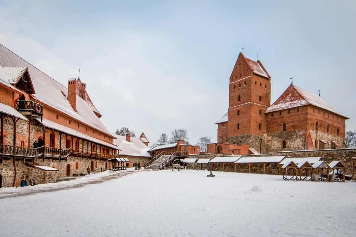 Visit Trakai Castle Lithuania - Unique things to do in Europe in Winter