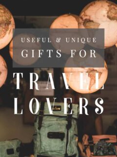 A guide to the best gift ideas for travellers including unique travel gifts from budget to luxury travel gifts.