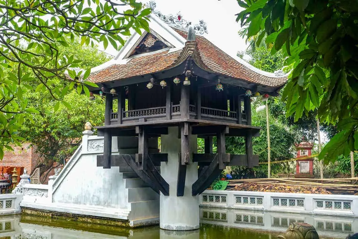 An unusual thing to do in Hanoi is to visit this Pagoda than stands on only one pillar.