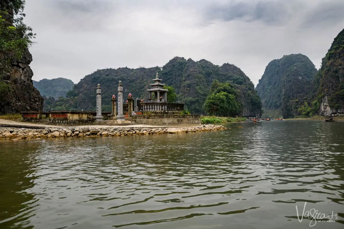 Tam Coc in Ninh Binh on the river is one of the best day trips from Hanoi.