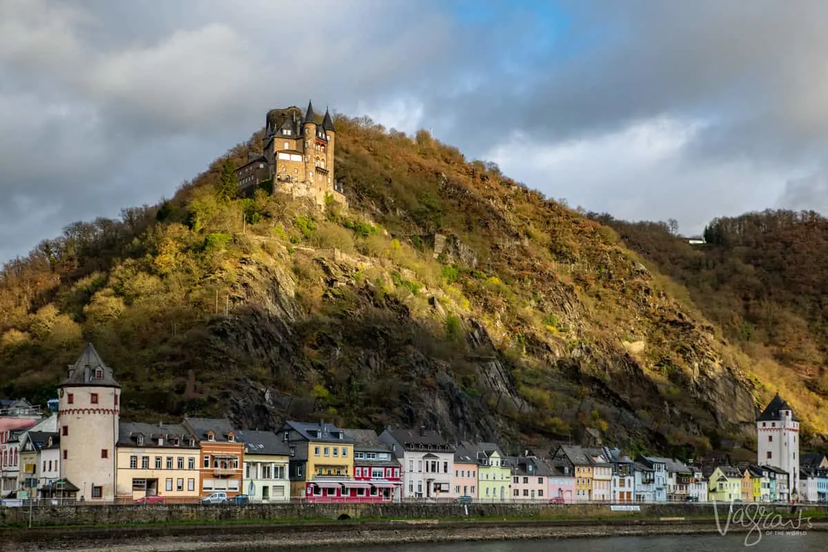 German fairytale town on the West Rhine Valley scenic train route