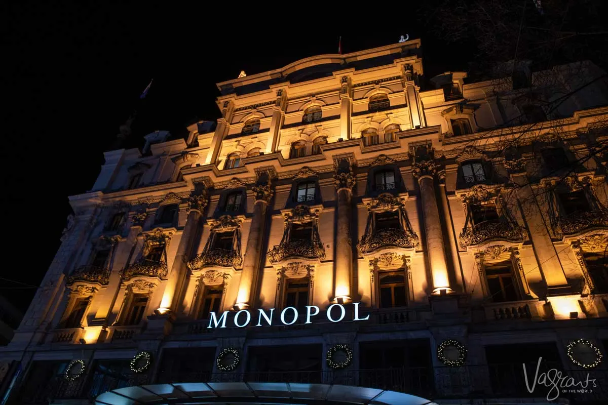 Hotel Monopol in Lucerne Switzerland, the best place to stay in Lucerne for value for money.