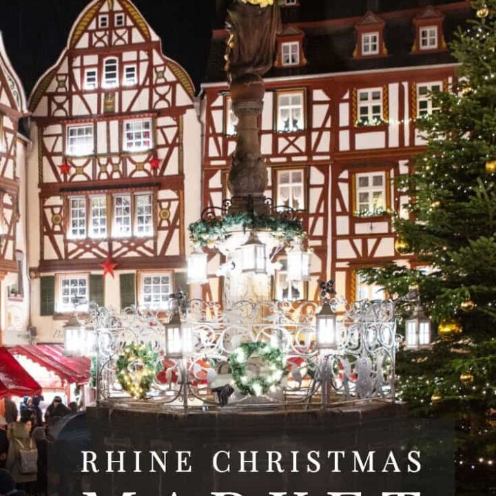 Want to visit the best Christmas markets in Europe? A Rhine Christmas market river cruise will take you to some of the best Christmas Markets in Europe. #rivercruise #christmasmarkets #wintercruises #europe #myvikingjourney #vikingcruises