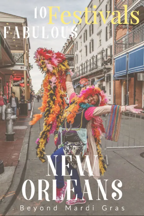 Looking for the best festivals in New Orleans beyond Mardi Gras? There is a fabulous festival on in New Orleans nearly every weekend of the year, so get ready to party in the Big Easy. 
#neworleans #festival #travel