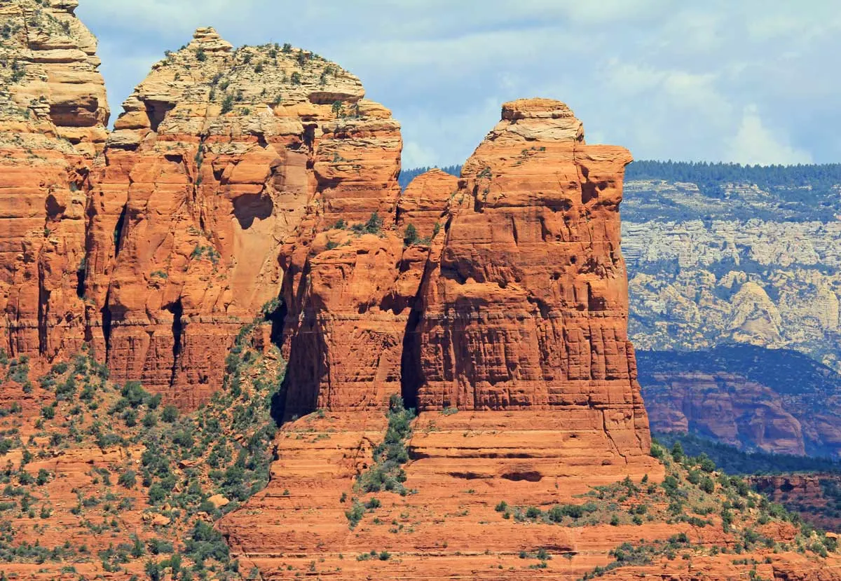 Rocky outcrop known as Coffee Pot Rock in Sedona