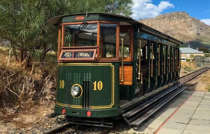 The Franschhoek Wine Tram. Hop on hop off at numerous wineries in one of South Africa's most popular wine regions.