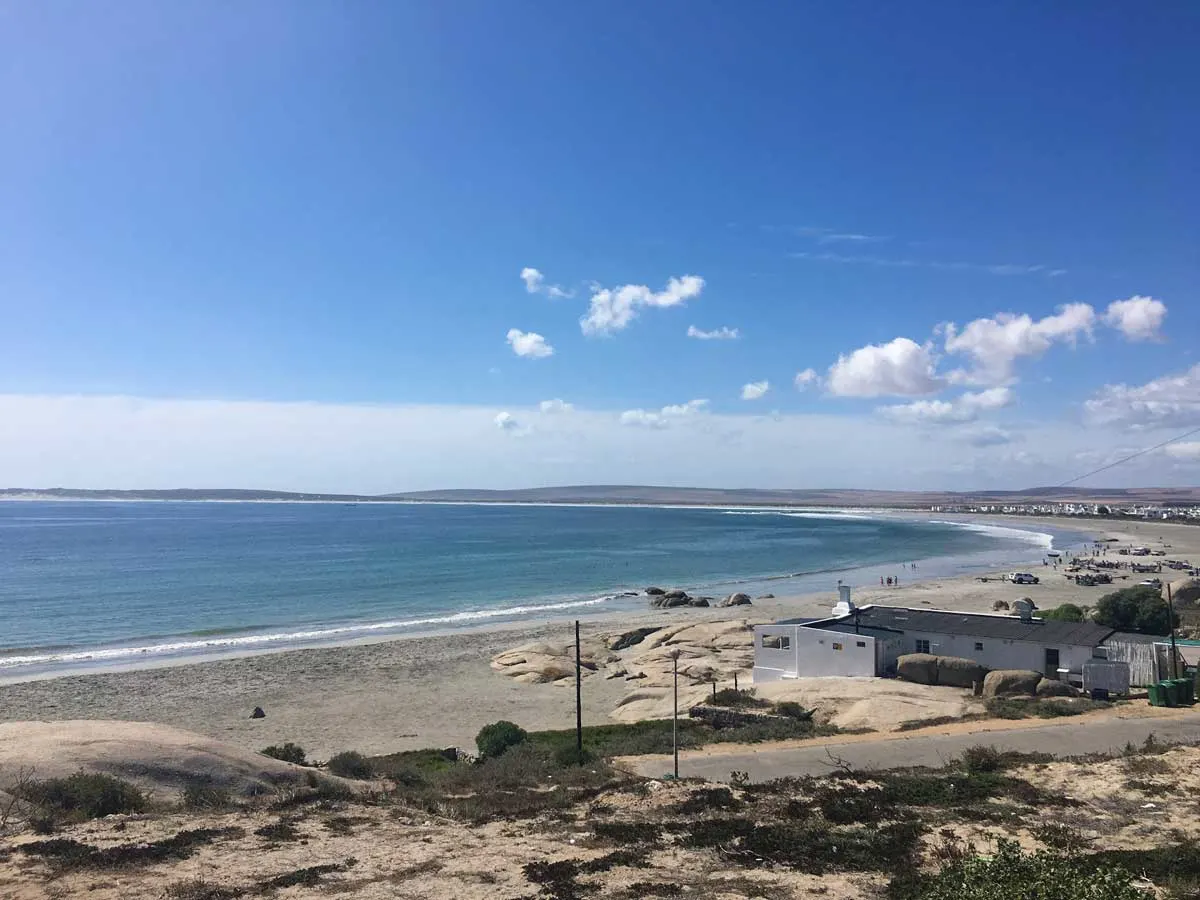 The town of Paternoster on the west coast of South Africa is popular for water sports and wildlife viewing.