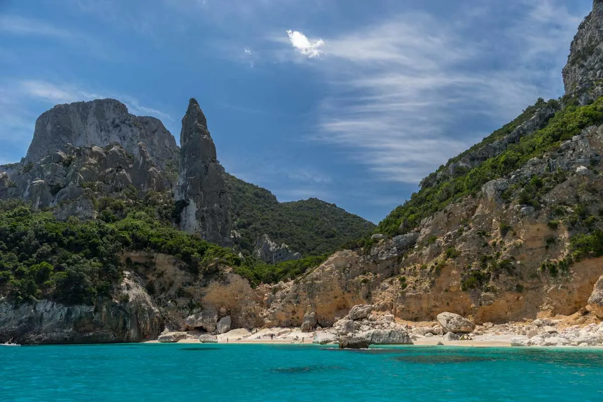 The best beaches in Sardinia are still possible to enjoy all to yourself. Take a boat cruise and relax in secluded quiet bays like this.