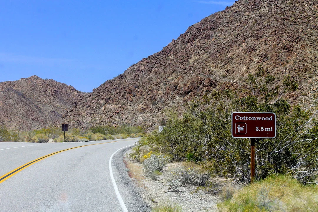 Cottonwood Hike trailhead. 