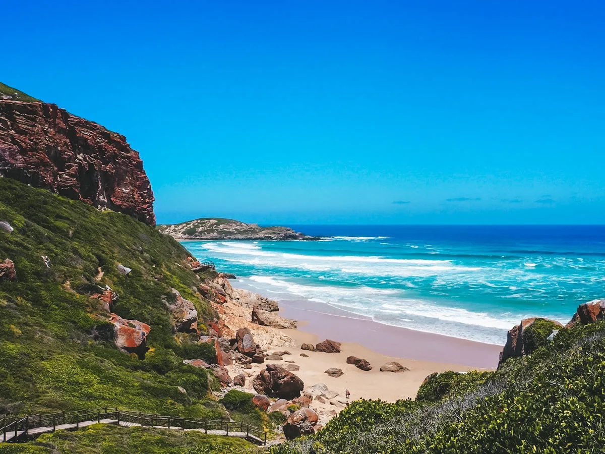  Pathway to the beach in Robberg Nature Reserve